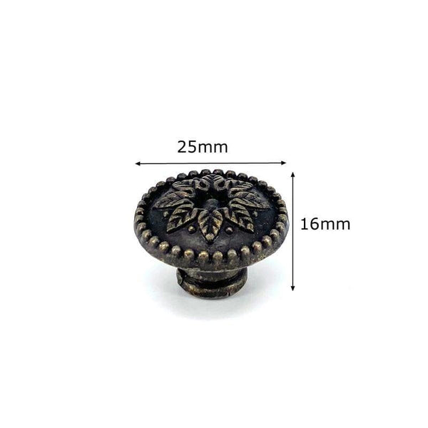 1x  Antique Bronze Kitchen Cabinet Drawer Knobs Dresser Cupboard Wardrobe Furniture Pulls Handle Wooden Box Jewelry Box Knobs