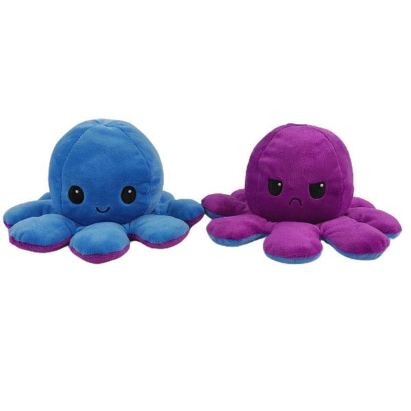 1Pcs 8 Colors Cute Soft Plush Doll Octopus Doll Double-sided Flip Octopus Plush Toy Doll Marine Life Toys Baby Toys Dropshipping
