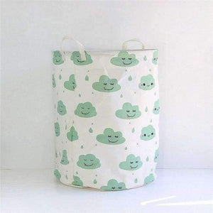 Planet Gates 02 40x50cm New Nordic Laundry Basket Cloud Print Pink Basket for Toys Underwear Organizer Box Home Storage & Organization