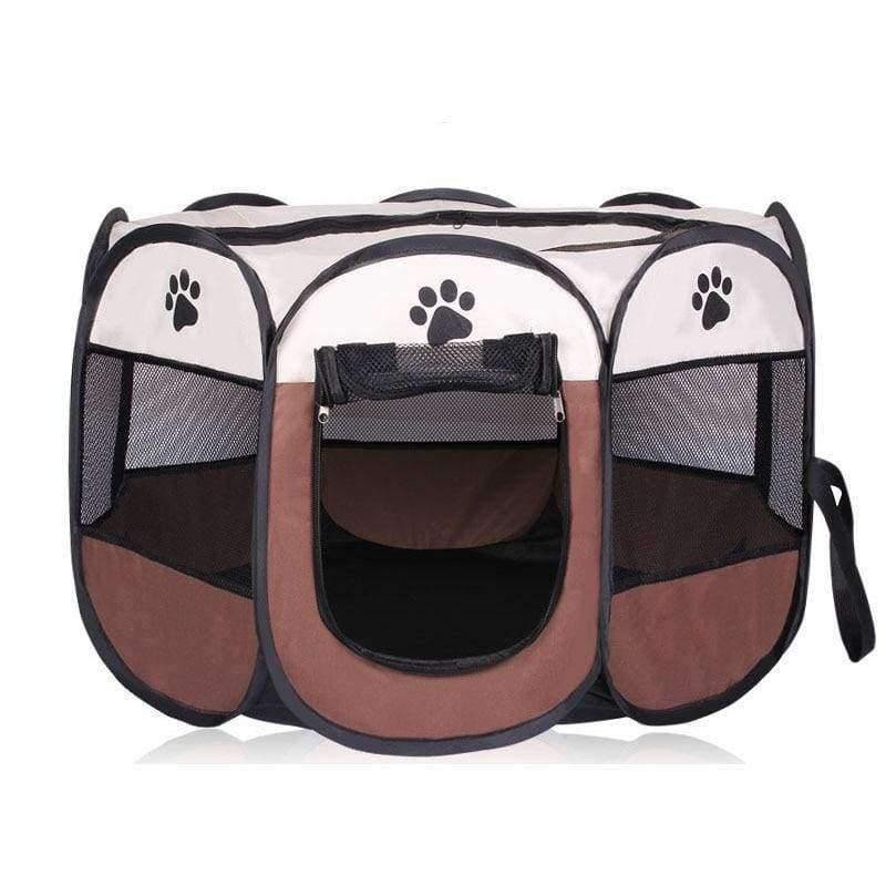 Planet Gates 02 / 65X65X43 Portable Folding Pet tent Dog House Cage Dog Cat Tent Playpen Puppy Kennel Easy Operation Octagonal Fence outdoor supplies