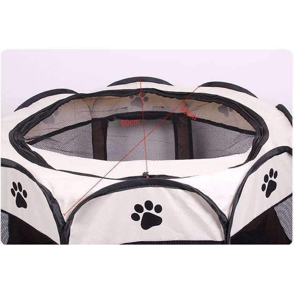 Portable Folding Pet tent Dog House Cage Dog Cat Tent Playpen Puppy Kennel Easy Operation Octagonal Fence outdoor supplies - Planet Gates