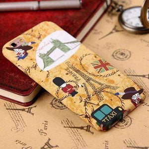 Planet Gates 02 / For iPhone 7 Plus / Case & Screen Protector Fashion Retro car phone case For iPhone 7 / iPhone 7 Plus / 6s / 6 Plus Shockproof hard Case Cover Stylish Disign