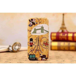 Planet Gates 02 / For iPhone 7 Plus / Case & Screen Protector Fashion Retro car phone case For iPhone 7 / iPhone 7 Plus / 6s / 6 Plus Shockproof hard Case Cover Stylish Disign