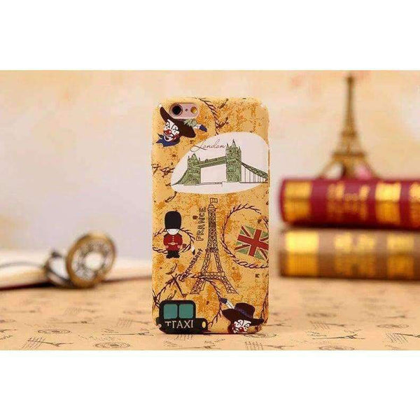 Planet Gates 02 / For iPhone 7 Plus / Case & Screen Protector Fashion Retro car phone case For iPhone 7 / iPhone 7 Plus / 6s / 6 Plus Shockproof hard Case Cover Stylish Disign