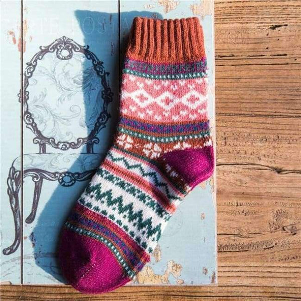 Planet Gates 02 iron red embroide Winter Rabbit Wool funny Socks women Keep Warm Socks Woman Socks Thickening Thick Thread Socks 5pairs/lot