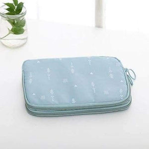 Planet Gates 02 Portable Digital Storage Bag Pouch For Hard Drive Organizers For Earphone Cables USB Cards Travel Case Electronic Accessories