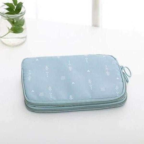 Planet Gates 02 Portable Digital Storage Bag Pouch For Hard Drive Organizers For Earphone Cables USB Cards Travel Case Electronic Accessories