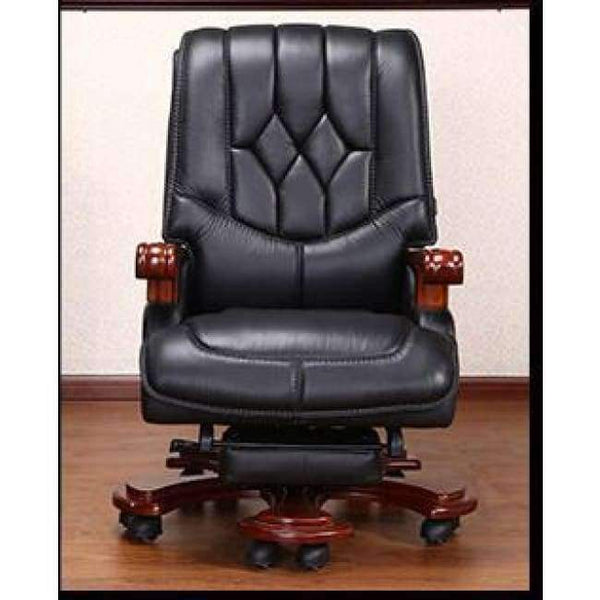 Planet Gates 02 Real wood chair. Leather boss chair. Can massage office chair. Lift and swivel chair home computer chair011