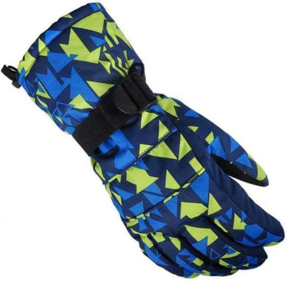 Planet Gates 02 / S Men Women Winter Warmer Ski Windproof Gloves Waterproof Anti-Cold Warm Gloves Outdoor Sport Snow Sportswear Skiing Gloves luvas