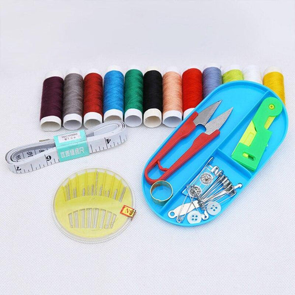 Planet Gates 02 / S Multifunctional Sewing Kit Full Set Random Color Thread Needles Scissor Tweezers Needle Kit Sewing Box Set Household Arts Crafts