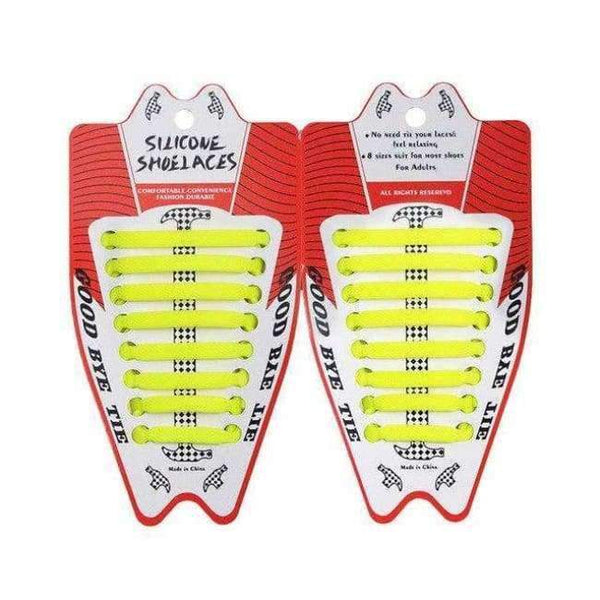 Planet Gates 02 Yellow 2018 New Arrival Cheap Free Shipping 1Set/16Pcs Creative Patents Adults Hammer Silicone Elastic Shoelaces Lazy No Tie Shoe Laces