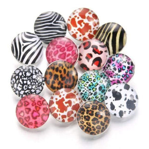 Planet Gates 020916 10pcs/lot Mixed Colors & Pattern 18mm Glass Snap Button Jewelry Faceted Glass Snap Fit Snap Earrings Bracelet Jewelry