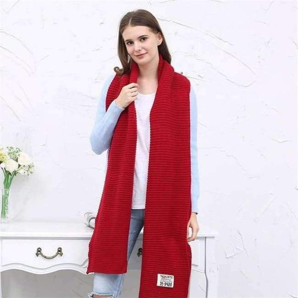 Planet Gates 03 / 180cmX42cm Women winter scarves and wraps red cashmere knitted scarf for women large big scarf FD197