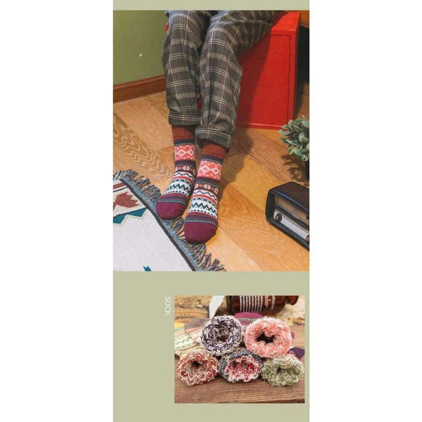 Planet Gates 03 blue cuff Winter Rabbit Wool funny Socks women Keep Warm Socks Woman Socks Thickening Thick Thread Socks 5pairs/lot