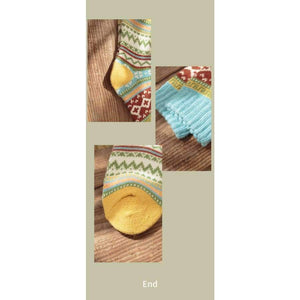 Planet Gates 03 blue cuff Winter Rabbit Wool funny Socks women Keep Warm Socks Woman Socks Thickening Thick Thread Socks 5pairs/lot