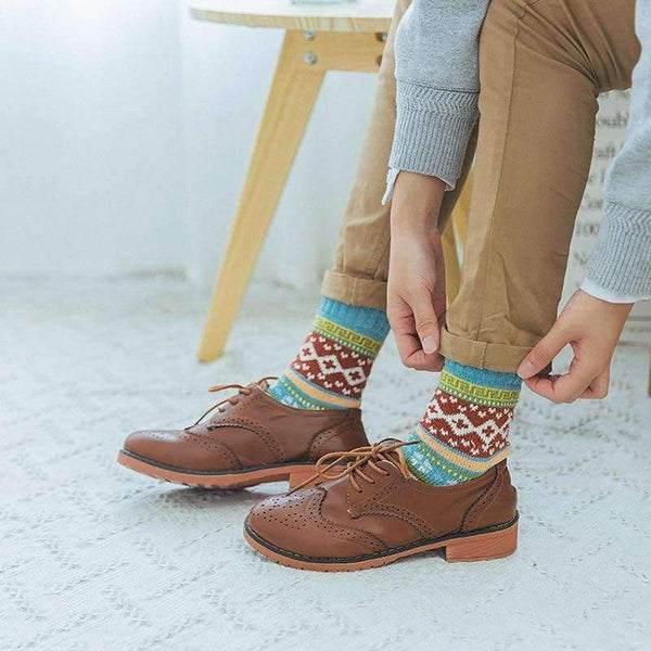 Planet Gates 03 blue cuff Winter Rabbit Wool funny Socks women Keep Warm Socks Woman Socks Thickening Thick Thread Socks 5pairs/lot