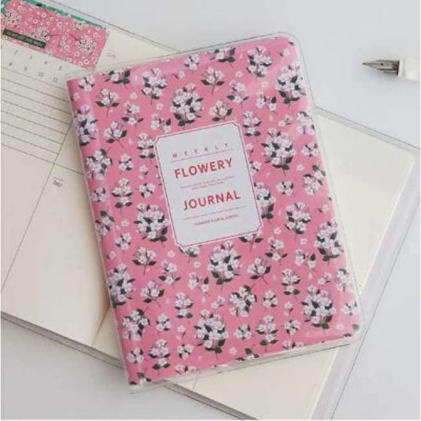 Planet Gates 03 Korean small calendar agenda notebook daily planner diary flower monthly planner school supply writing pads kids gift