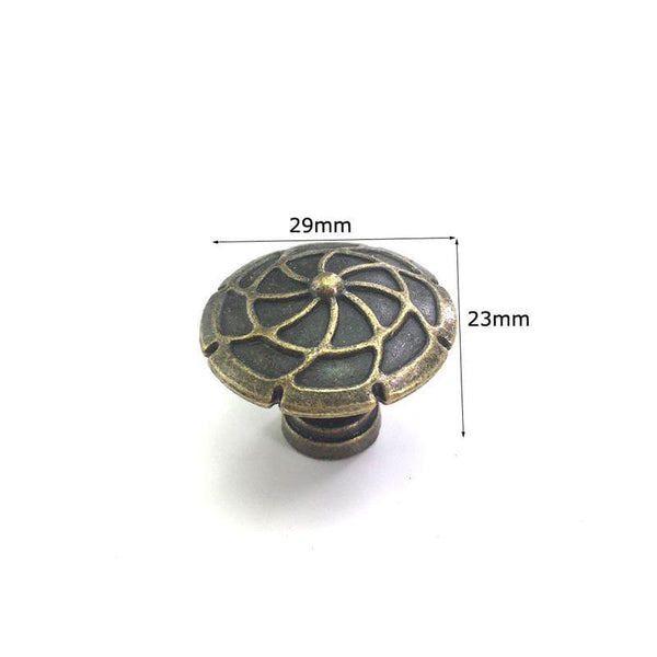 1x  Antique Bronze Kitchen Cabinet Drawer Knobs Dresser Cupboard Wardrobe Furniture Pulls Handle Wooden Box Jewelry Box Knobs
