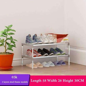 Planet Gates 03k gray Multi Layer Shoe Rack with handrail Galvanized steel pipe shoe cabinet shoe organizer removable shoe storage for home furniture