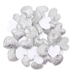 Planet Gates 04 100pcs Glitter Patches Shiny Solid Crown Heart Star Rabbit Accessory For Apparel Sewing Materials Garment Decoration