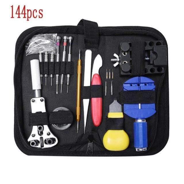 Planet Gates 01 144pcs Watch Repair Tool Kit Clock Watch Tools Set Remover Screwdriver Set Watchmaker Tool saat tamir seti Horloge Gereedschap