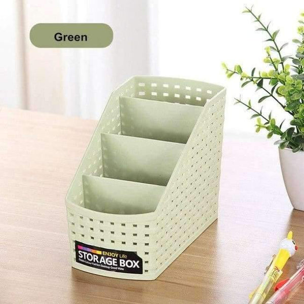 Planet Gates 04 16.5*7.8*12.5cm Plastic Cosmetic Organizer Box Pen Holder Sundries Case Desk Organizer Bathroom Storage & Organization
