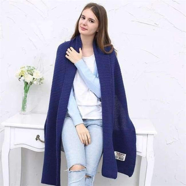 Planet Gates 04 / 180cmX42cm Women winter scarves and wraps red cashmere knitted scarf for women large big scarf FD197