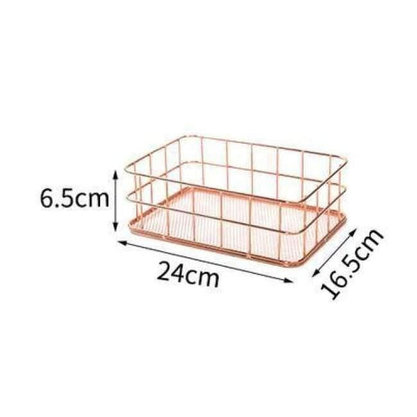 Planet Gates 04 1pcs Rose Gold Metal Pen Holder Box Case Organizer Home Desk Stationery Decor Office School Desk Accessories Supplies
