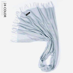 Planet Gates 04 / 216cmX65cm Autumn and Winter Scarf Women Fashion Solid Cashmere scarves for Women Shawls and Wraps 35 Colours