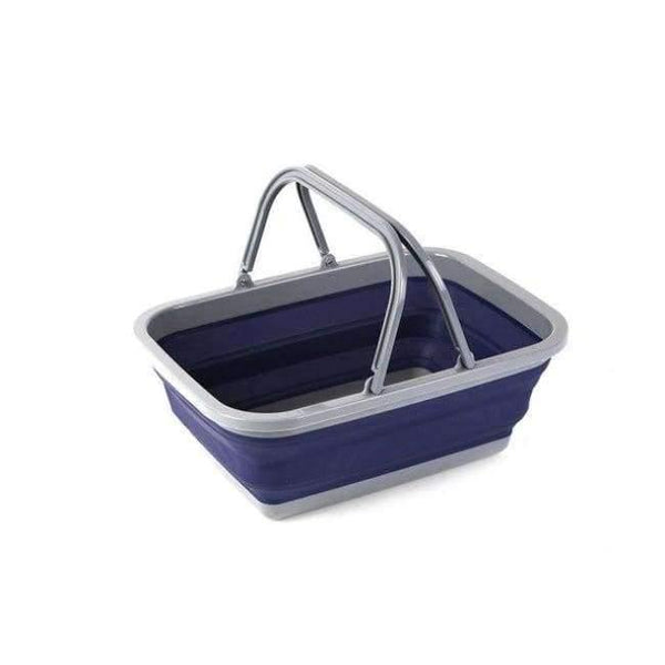 Planet Gates 04 / 38x28.8x15.5cm Folding Shopping Basket Laundry Basket Snacks Fruit Vegetable Foldable Silicone Basket Home Storage & Organization Eco-Friendly