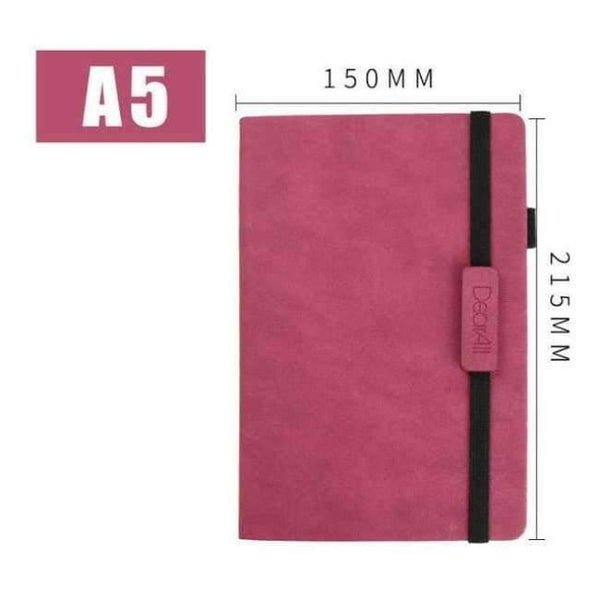 Planet Gates 04 / A5 Pu Leather Notebook Hardcover Journal Paper A5 Leatherette Notebook  Elastic Band Travel Bullet Journal Pointed Writing Pads