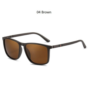 Planet Gates 04 Brown / Polarized sunglasses Luxury Square Vintage Polarized Sunglasses For Men Women Fashion Travel Driving Anti-glare Sun Glasses Male TR90 Eyewear UV400