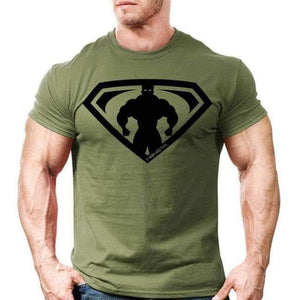 Planet Gates 04 green / M Summer New mens gyms T-shirt Crossfit Fitness Bodybuilding Fashion Male Short cotton clothing Brand Tee Tops