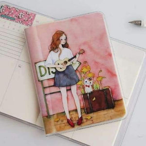 Planet Gates 04 Korean small calendar agenda notebook daily planner diary flower monthly planner school supply writing pads kids gift
