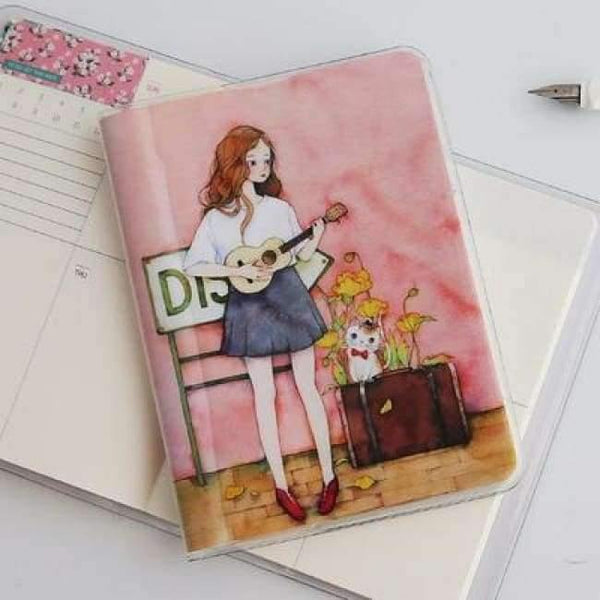 Planet Gates 04 Korean small calendar agenda notebook daily planner diary flower monthly planner school supply writing pads kids gift
