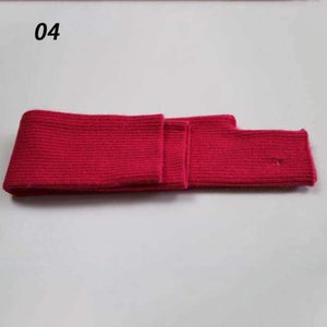 Sparsil Women Winter Long Cashmere Gloves Solid Knitted Mittens Soft Warm Arm Guantes Female Autumn Opera 60cm Lady Glove