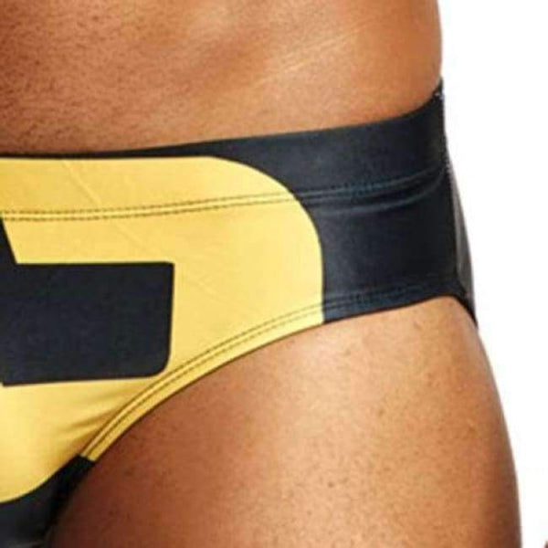 Planet Gates 045 Black / XL Man's Brand Swimming Briefs Low Waist Swimwear drop With Push-up Pad Sexy Shorts Trunks Boxers Summer Men's Swim For Old buyer