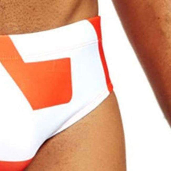 Planet Gates 045 orange / XL Man's Brand Swimming Briefs Low Waist Swimwear drop With Push-up Pad Sexy Shorts Trunks Boxers Summer Men's Swim For Old buyer