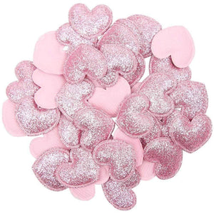 Planet Gates 05 100pcs Glitter Patches Shiny Solid Crown Heart Star Rabbit Accessory For Apparel Sewing Materials Garment Decoration