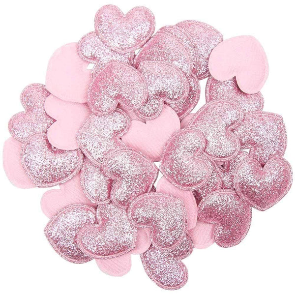 Planet Gates 05 100pcs Glitter Patches Shiny Solid Crown Heart Star Rabbit Accessory For Apparel Sewing Materials Garment Decoration