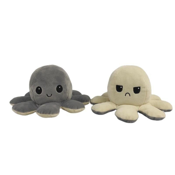 1Pcs 8 Colors Cute Soft Plush Doll Octopus Doll Double-sided Flip Octopus Plush Toy Doll Marine Life Toys Baby Toys Dropshipping