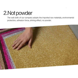 Planet Gates 05-1Black / 3.45square meter 5m*0.69mModern Solid 3D Wallpaper Chunky Glitter Wallpaper For Home decor Living Room Textile Wall paper Bling Stlye Wall Cloth