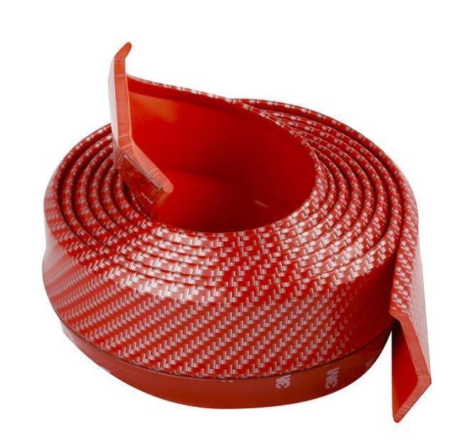 Planet Gates 2.5m Car Door Protector Strip Front Bumper strip Car Stickers Car Bumper Rubber Decorative strip Universal version