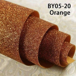 Planet Gates 05-20orange / 3.45square meter 5m*0.69mModern Solid 3D Wallpaper Chunky Glitter Wallpaper For Home decor Living Room Textile Wall paper Bling Stlye Wall Cloth