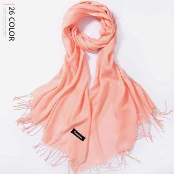 Planet Gates 05 / 216cmX65cm Autumn and Winter Scarf Women Fashion Solid Cashmere scarves for Women Shawls and Wraps 35 Colours