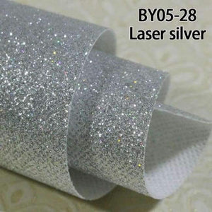 Planet Gates 05-28Laser silver / 3.45square meter 5m*0.69mModern Solid 3D Wallpaper Chunky Glitter Wallpaper For Home decor Living Room Textile Wall paper Bling Stlye Wall Cloth