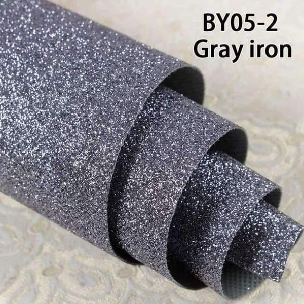 Planet Gates 05-2Gray iron / 3.45square meter 5m*0.69mModern Solid 3D Wallpaper Chunky Glitter Wallpaper For Home decor Living Room Textile Wall paper Bling Stlye Wall Cloth