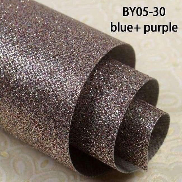 Planet Gates 05-30bluepurple / 3.45square meter 5m*0.69mModern Solid 3D Wallpaper Chunky Glitter Wallpaper For Home decor Living Room Textile Wall paper Bling Stlye Wall Cloth
