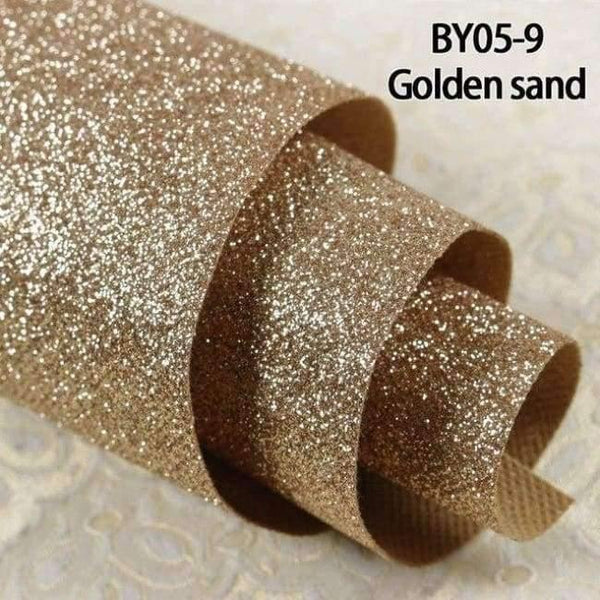 Planet Gates 05-9Golden sand / 3.45square meter 5m*0.69mModern Solid 3D Wallpaper Chunky Glitter Wallpaper For Home decor Living Room Textile Wall paper Bling Stlye Wall Cloth