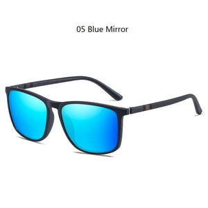 Planet Gates 05 Blue Mirror / Polarized sunglasses Luxury Square Vintage Polarized Sunglasses For Men Women Fashion Travel Driving Anti-glare Sun Glasses Male TR90 Eyewear UV400